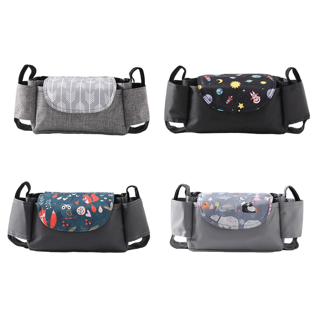 Universal Stroller Organizer with Cup Holder - Phone Bag, Fits for Stroller and Pet Stroller