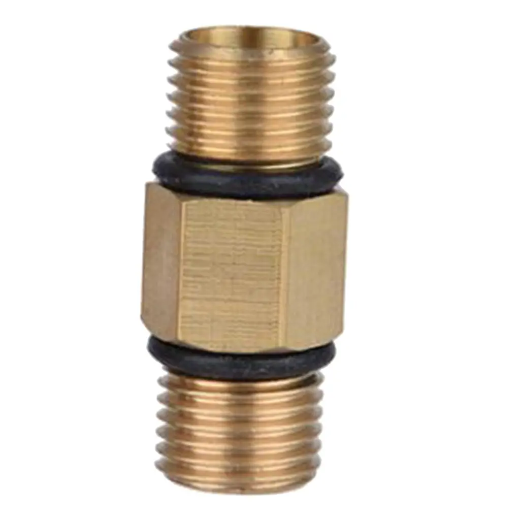 Brass 1/4 Snow Foam Bottle Nozzle Washer Soap Lance Connection Fitting Accs