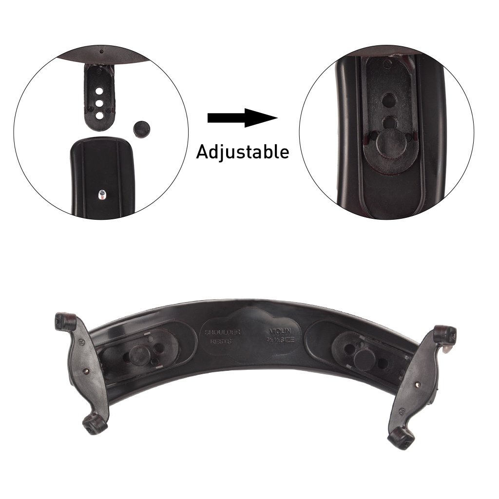 Plastic Violin Shoulder Pad Rest for 1/2 14 Violin Instrumental DIY Parts