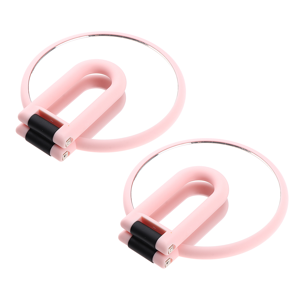 Foldable Desktop Vanity Makeup Mirrors, 5/10X Magnification & Normal Mirror