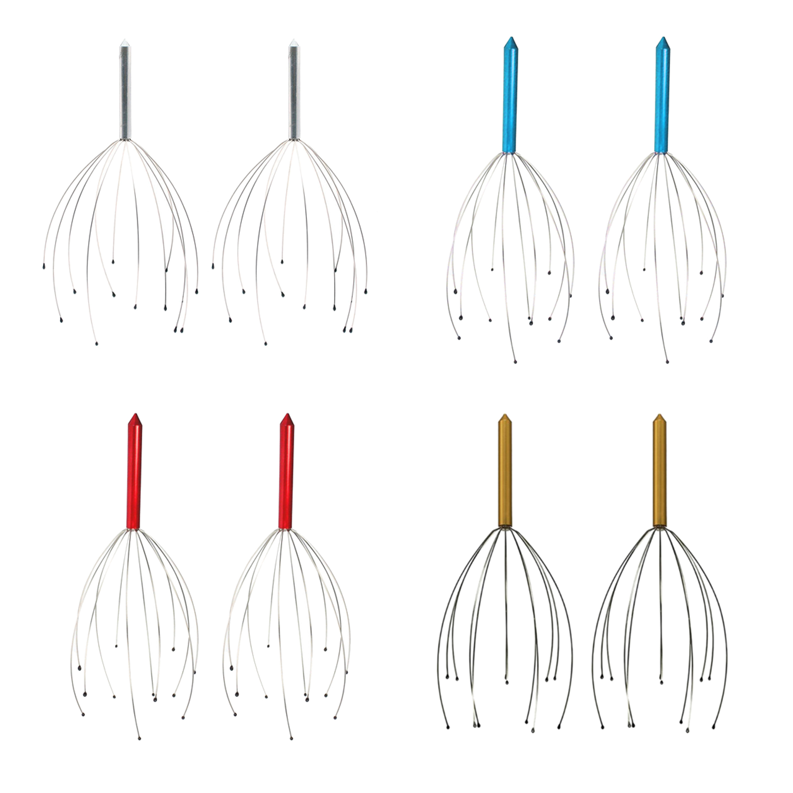 Head Relax Massager Neck Claw Massage Anti-stress Pain Relief Octopus Scalp Relax Spa Headache Stimulate Blood Circulate