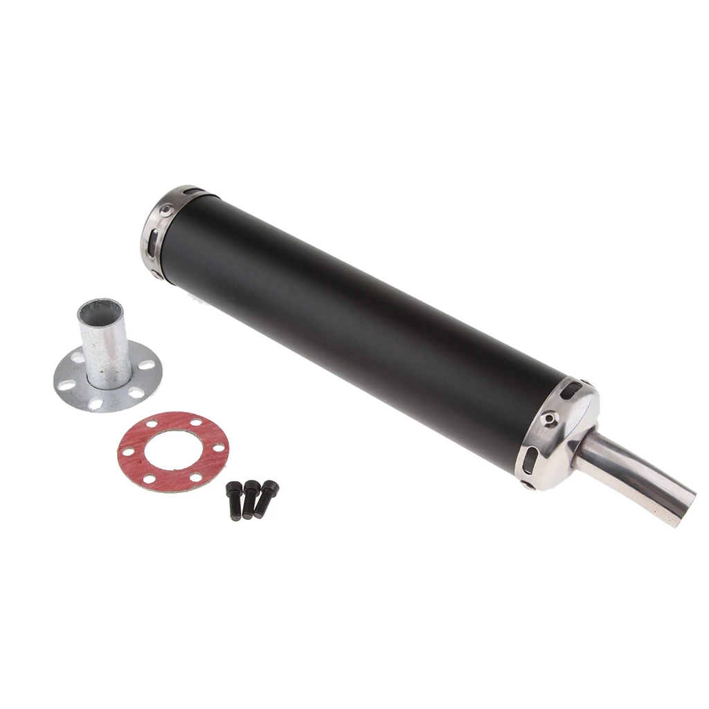 Black Motorcycle Exhaust Muffler Silencer Pipe for Motorcycles 