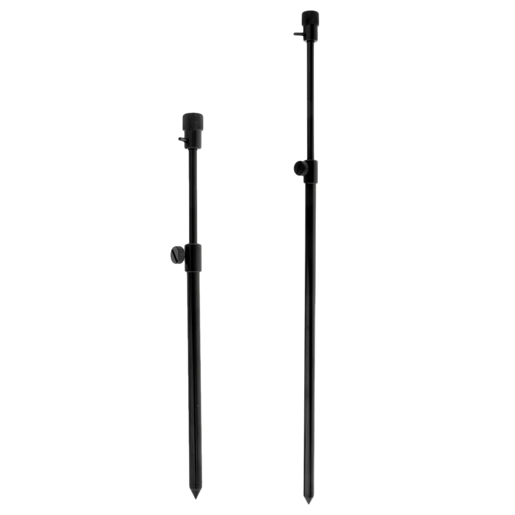 Adjustable Carp Fishing Bank Stick Extending Aluminum Alloy Fishing Bankstick for Bite Alarm, Buzz Bars