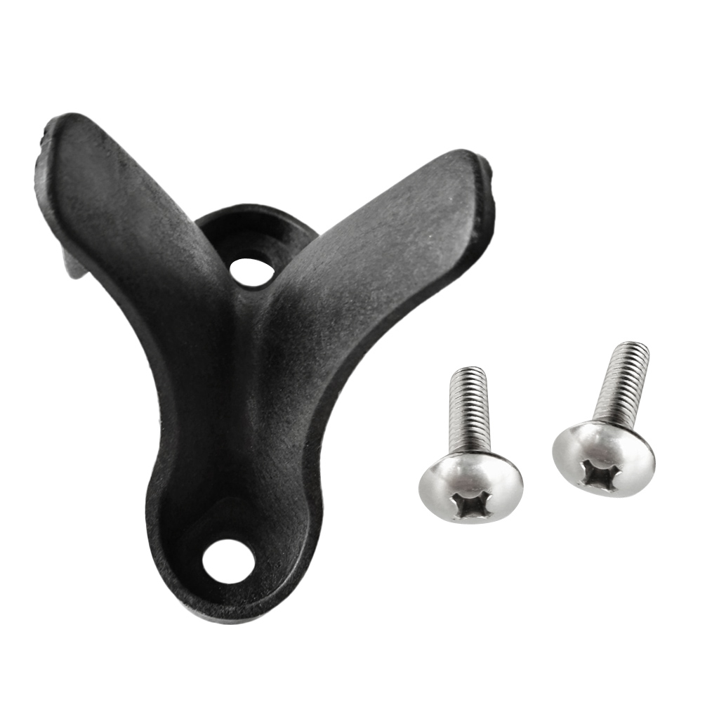 Kayak Rudder Tail Belay Rest Rack Bracket Holder Accessories + 2pcs