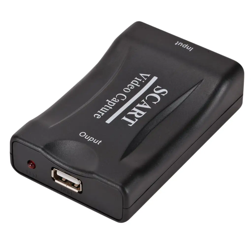 Capture Card Usb2.0 Scart Game Grabber for Ps4//switch Obs Live Recording