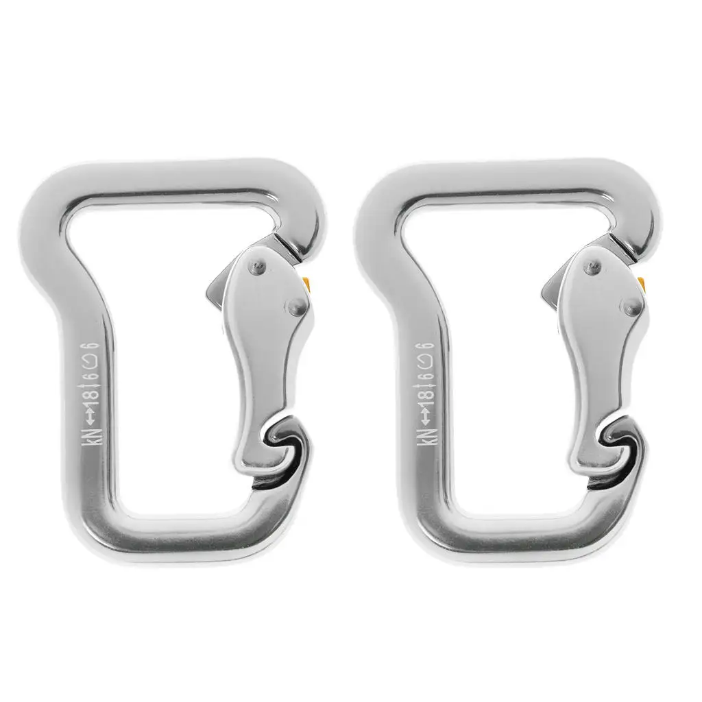 2pc Safety Carabiner Hook Clip Equipment For Paragliding Paraglider Harness Gear