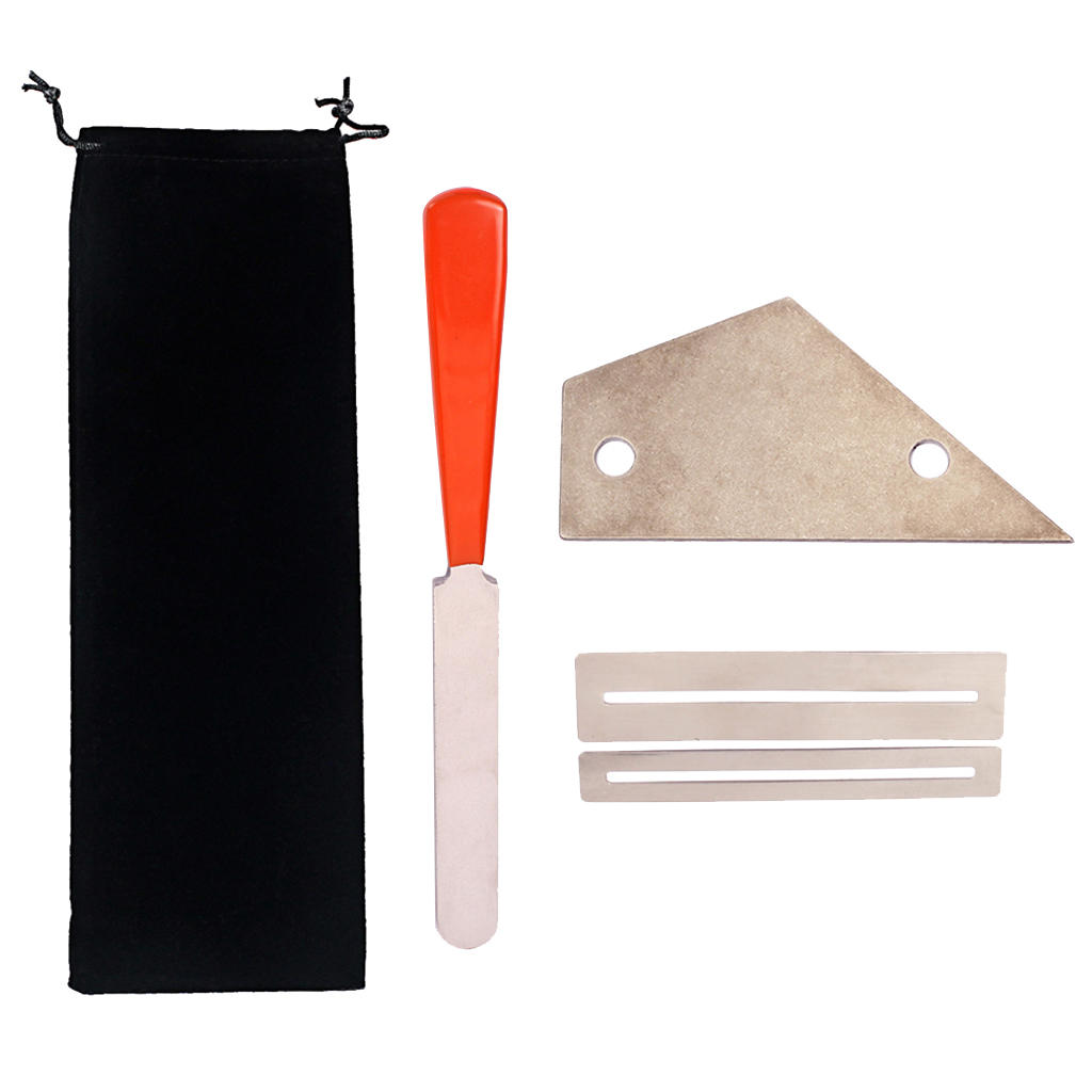1 Set Fretboard File Fret Rocker Fret Guard for Guitar Repair Maintenance Kit