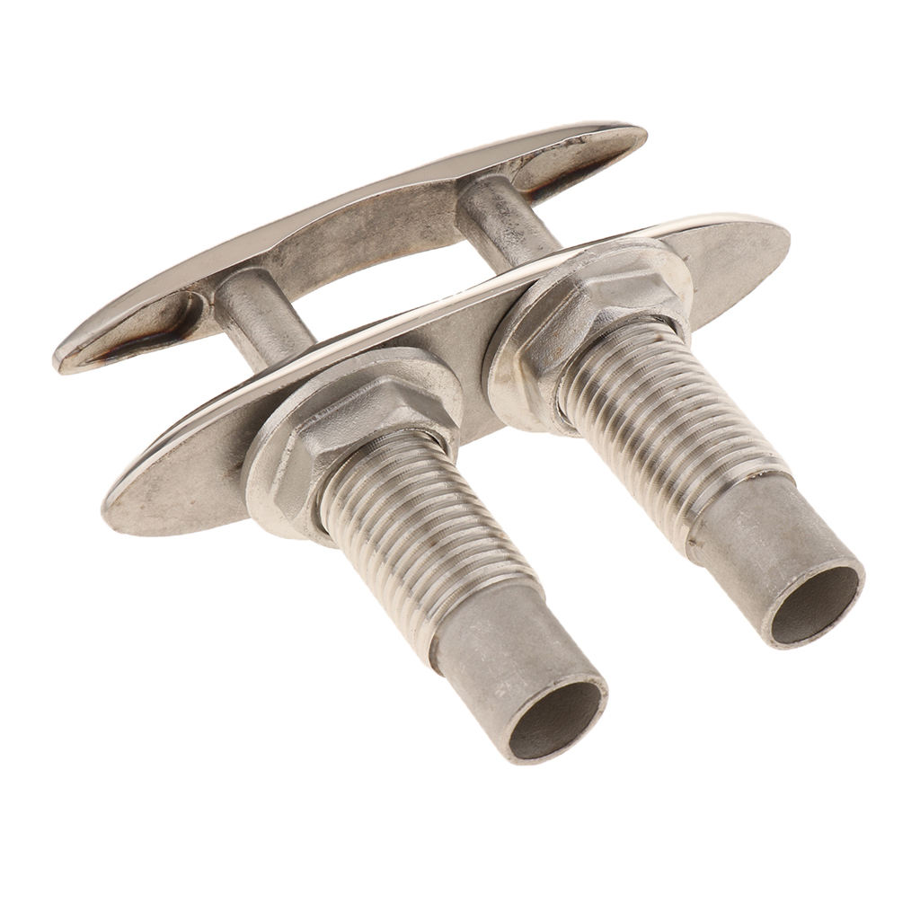 5inch 316 Stainless Steel -up/ Pull-up Flush Mount Lift Cleat for Boat Marine Yacht Hardware Highly Polished