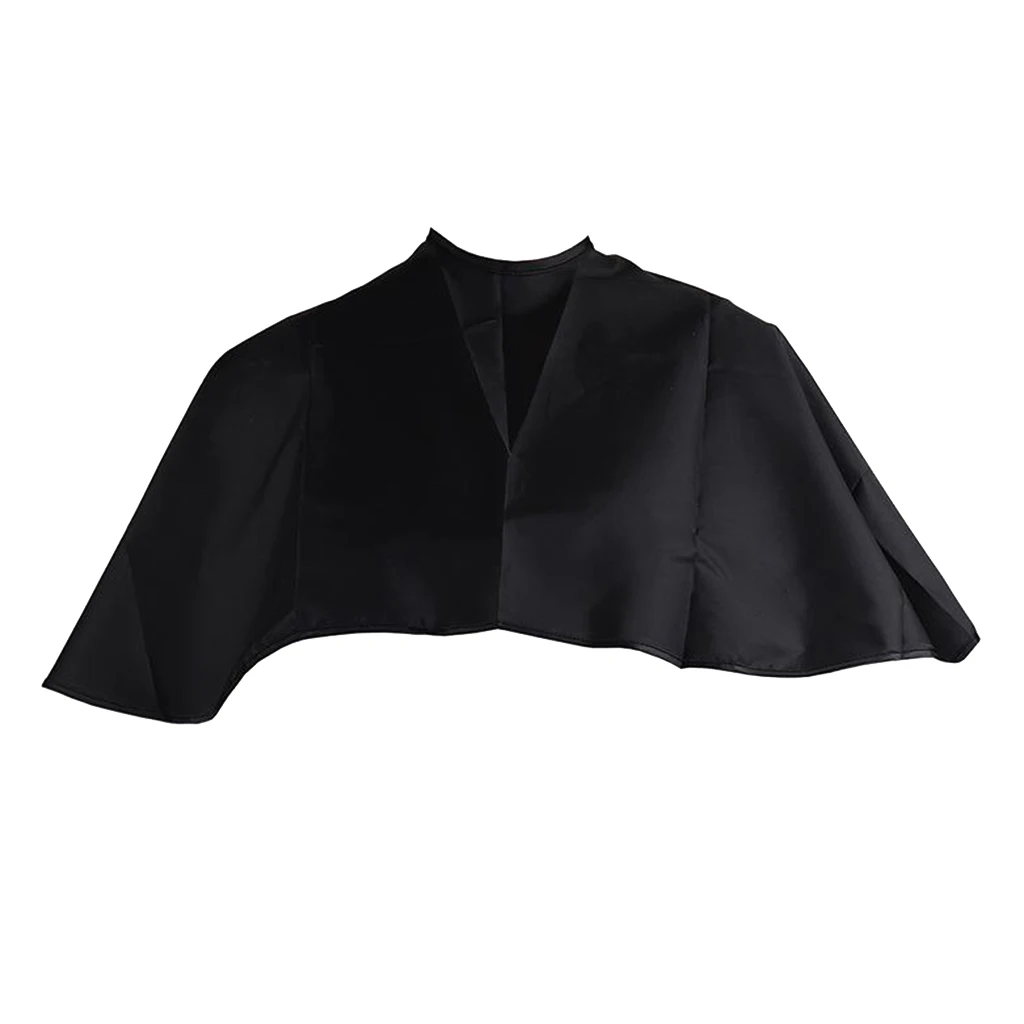 Waterproof Hair Cutting Barber Cape Apron Hairdresser Stylist Gown 70x90cm Black