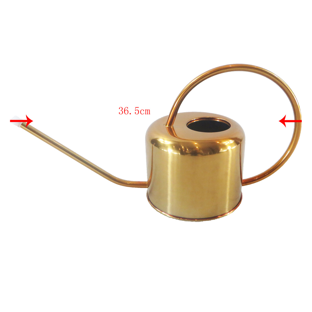 900ml Retro Style Watering Can for Plants Flowers Indoor Outdoor Home Garden Yard Watering Tools, Stainless Steel