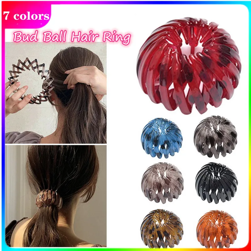 head scarves Fashion Hairpins for Women Hairband Girls Make Up Hair Clips Round Comb Easy Thick Curly Hair Styling Tool Accessories mini hair clips
