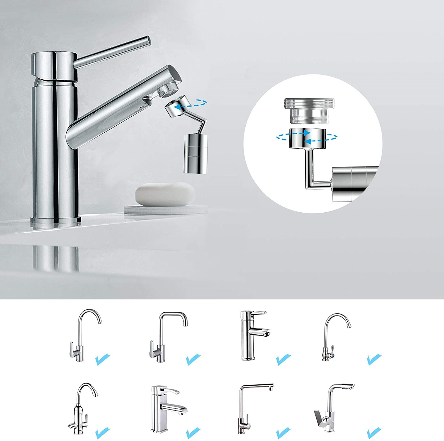 Kitchen & Bathroom Faucet Aerator