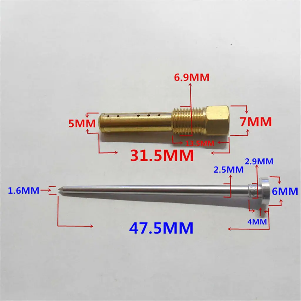 1 Pack Carburetor Carb Diaphragm Plunger Assy Repair Rebuilt Kit, Suitable for Honda Steed Shadow VLX