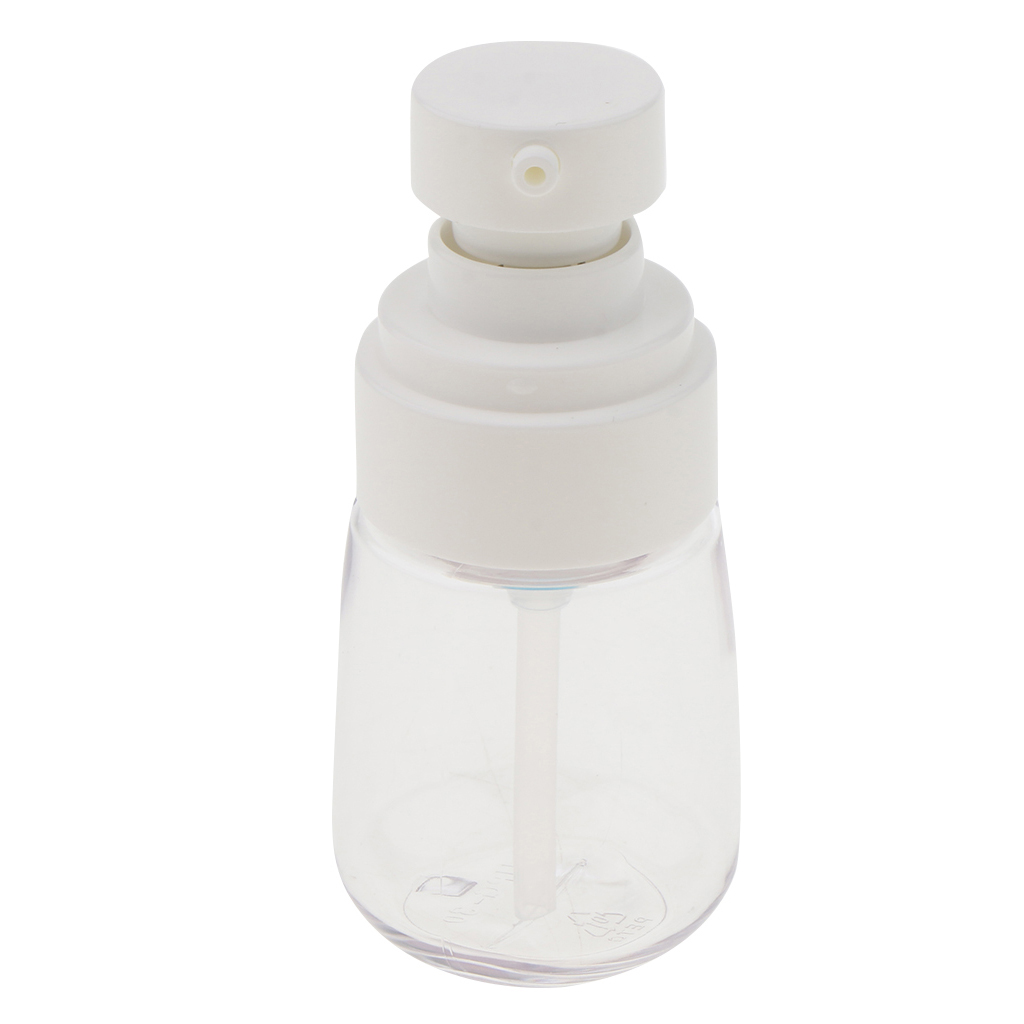 1pc 30/60/100ml Empty Refillable Clear Plastic Bottles Container Makeup Cosmetic Face Cream Lotion Jar Pot
