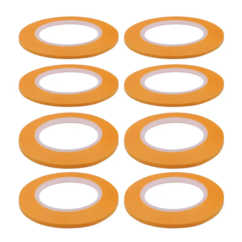 8Pcs Precision Painting Mask Tape Decoration Model Cover Roll Tapes Craft