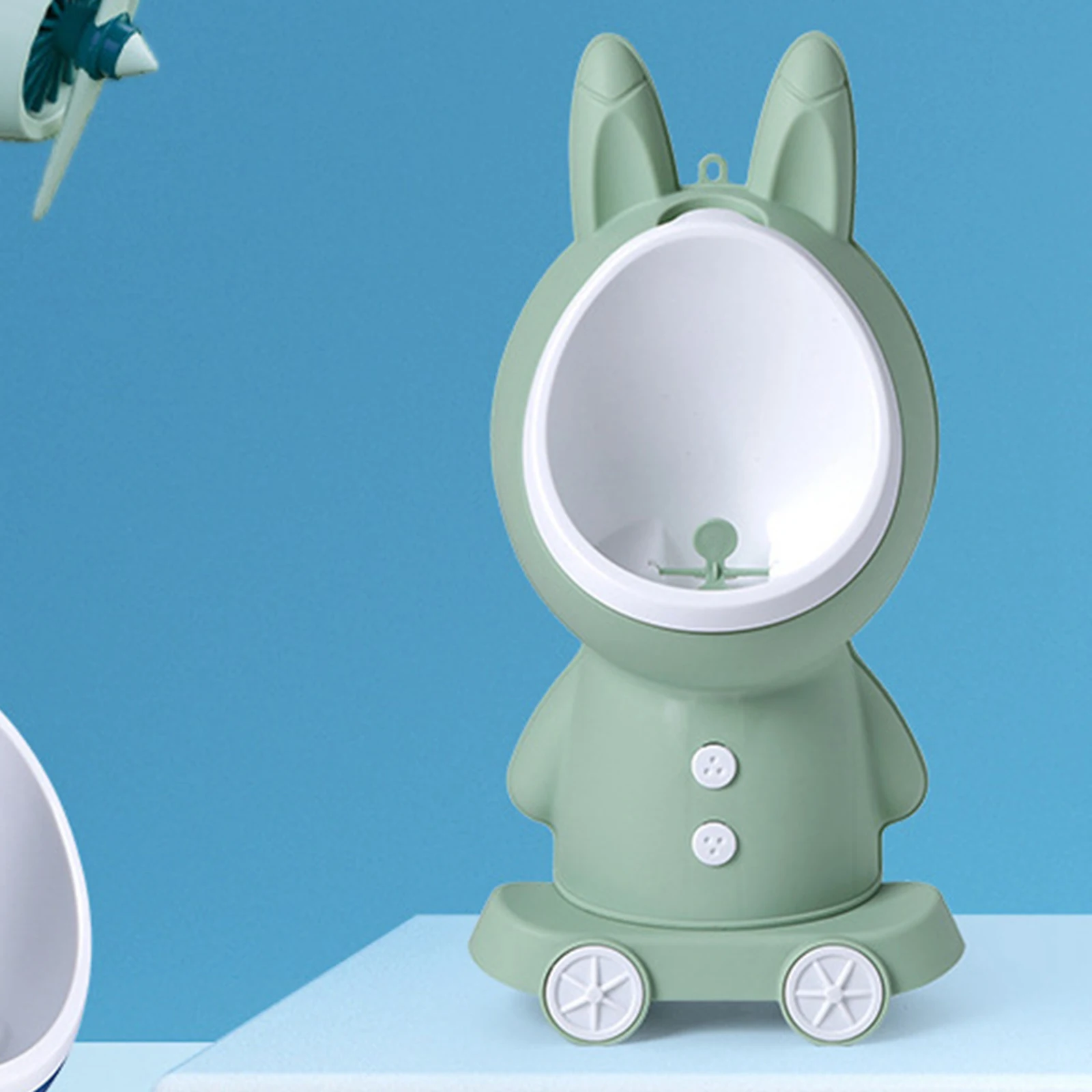 Rabbit Little Boys Potty Urinal Standing Pee Toilet with Funny Aiming Target 2 to 6 Years Old for Pee Trainer
