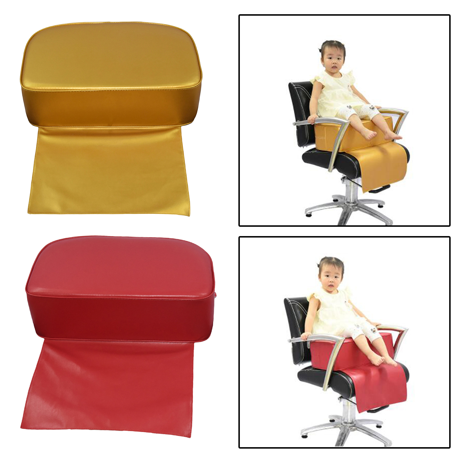 Soft Barber Booster Seat Cushion Spa Heightening Seats for Kids Barber Chair Hair Salon Cutting Styling Equipment