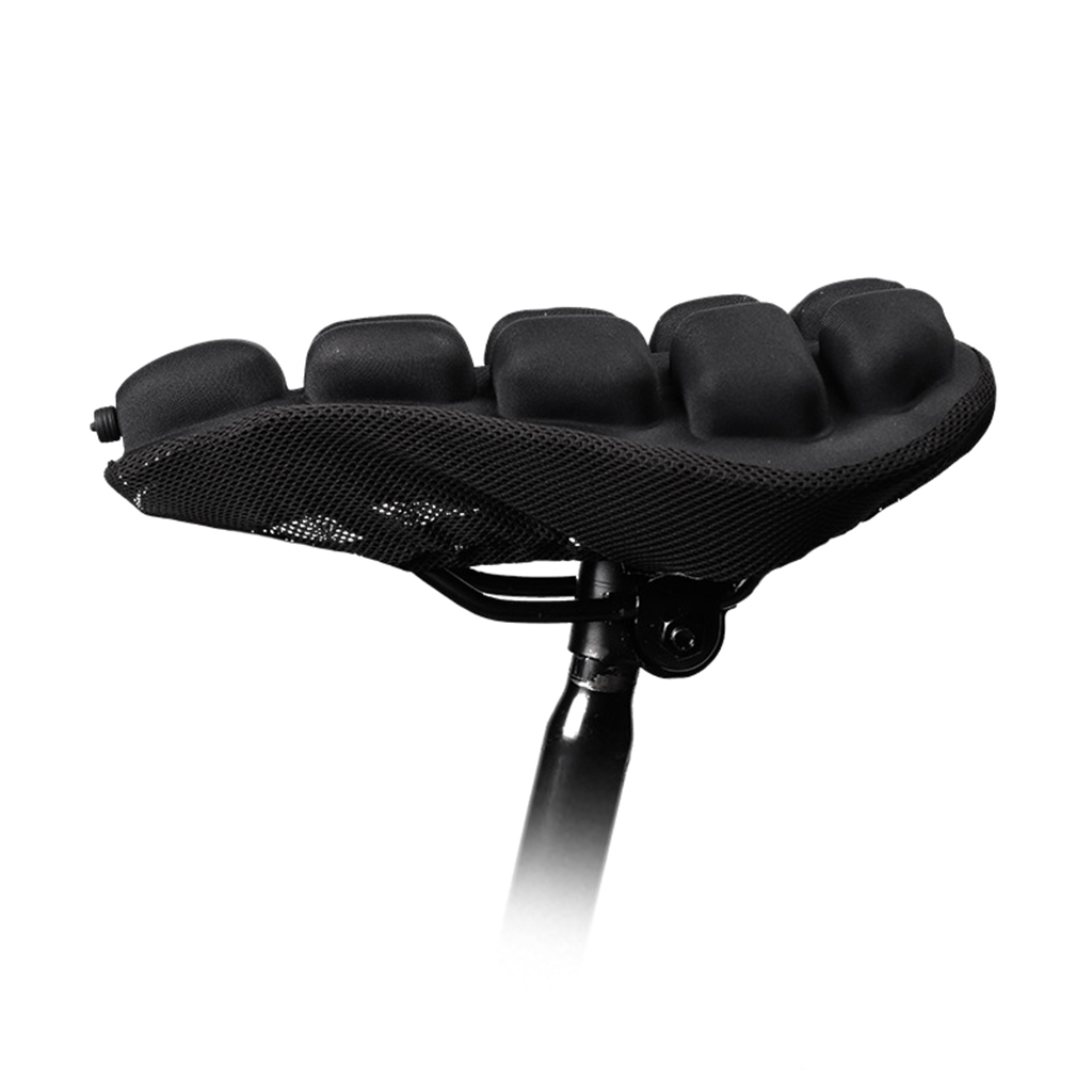 3D Air Shock Absorbing Bicycle Seat Cushion/Pad Cover, Mountain Bike Inflatable Pad, Comfortable Bike Seat Cover for Women Men