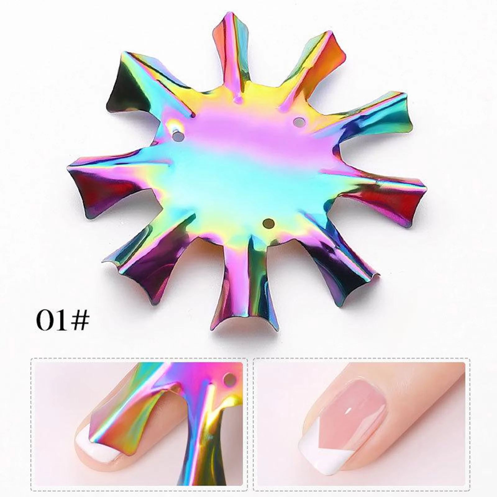 Multi-Sizes  Line Cutter Tool French Tips DIY Nail Art Stencil Edge Trimmer