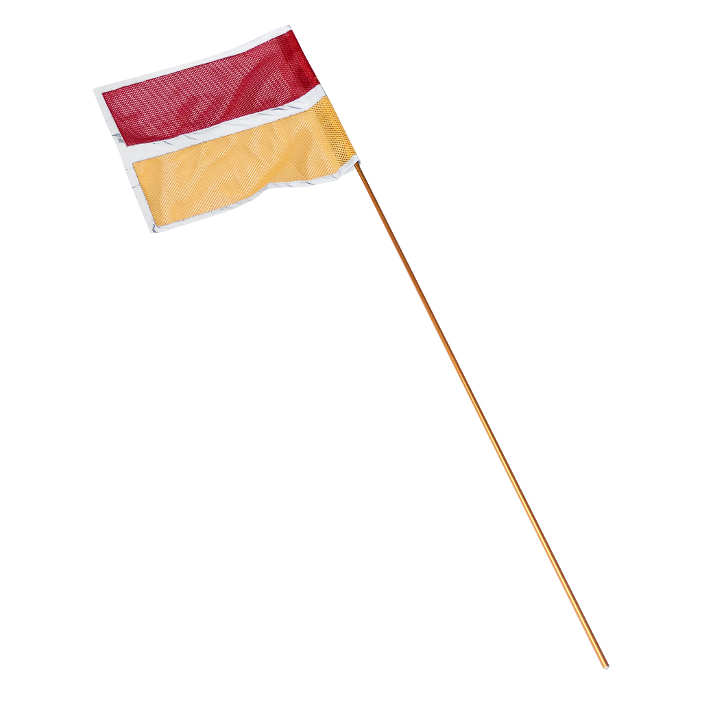 Safety Flag Pole for Bike Trailer Bicycle Motorcycle Truck ATV's Golf Cart Kayaking Boating - High Visibility Orange Red