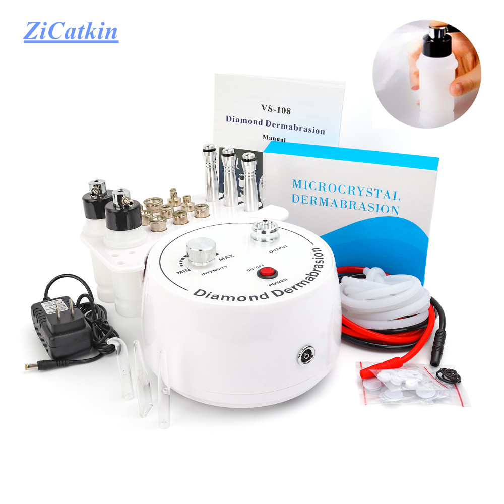 Best of ZiCatkin Diamond Microdermabrasion Beauty Machine Vacuum Suction Tool Water Spray Facial Moisten Face Exfoliate Skin Peeling Reviews & Tips