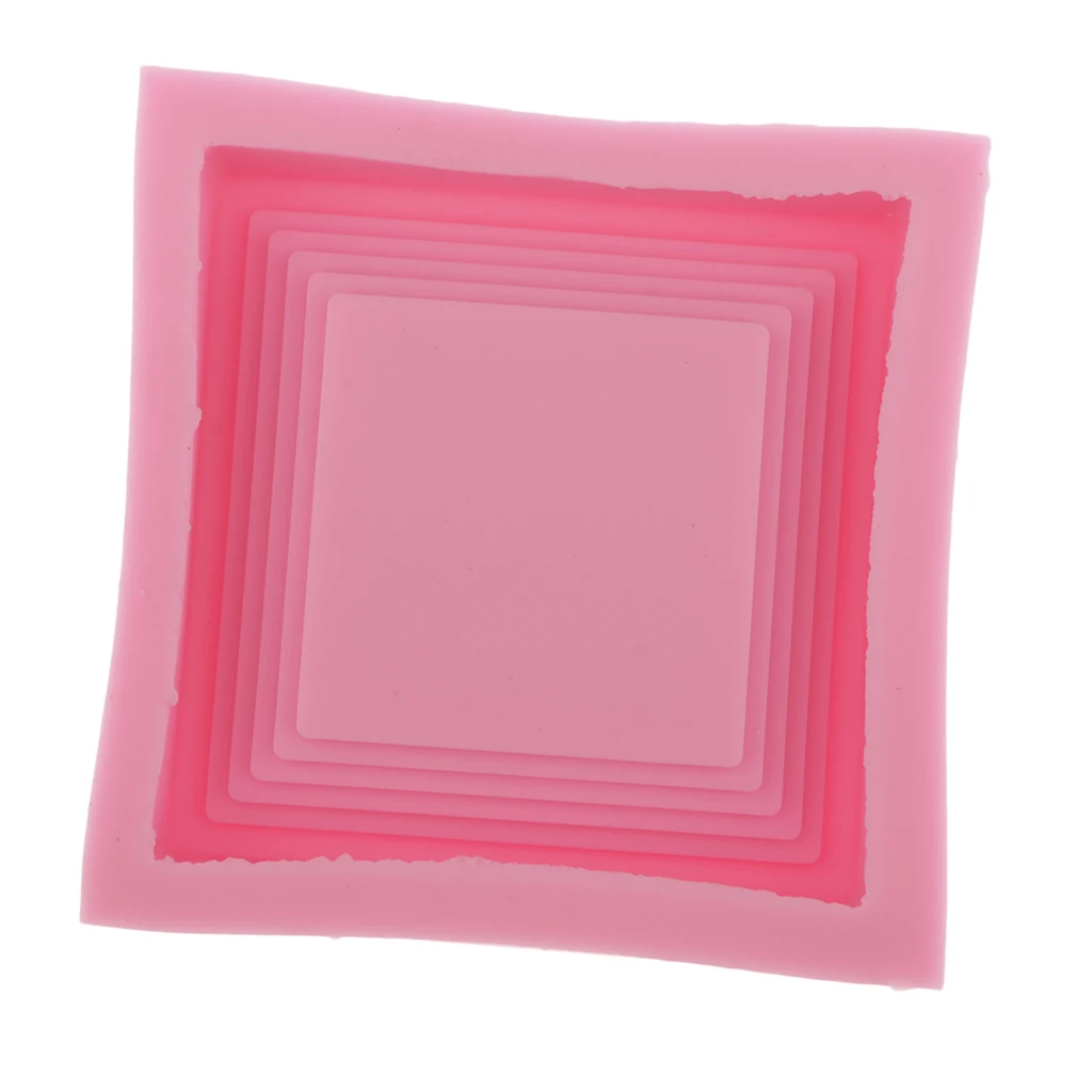 DIY Square Coaster Mold, Silicone Candles Mold, Soap Molds for Resin Casting