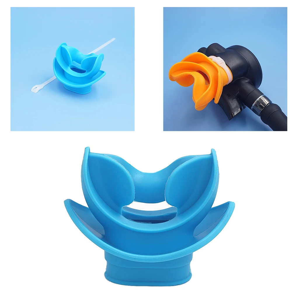 Scuba Diving Snorkel Regulator Octopus Diving Mouthpiece Non-toxic Anti-allergy Safety Silicone Dive Mouthpiece