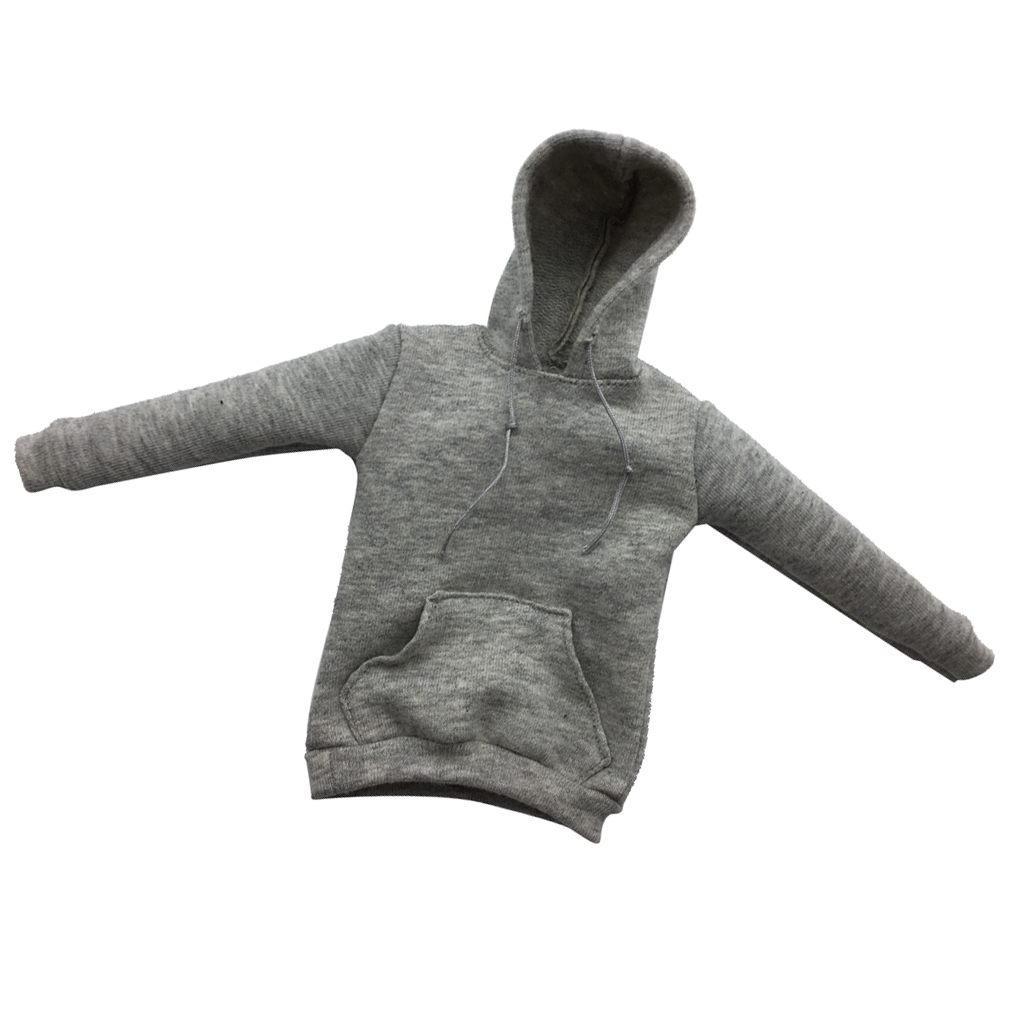 1/6 Scale Mens Long Sleeve Hoodie Sweatshirt Outfit Clothing for 12