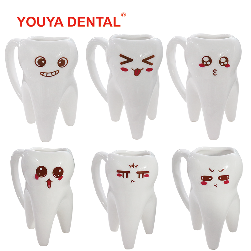 Best of Dentistry Coffee Mug Ceramic Cup DIY Facial Expression Tooth Shape Dental Coffee Mug Creative Water Cups Christmas Dentist Gifts Reviews & Tips