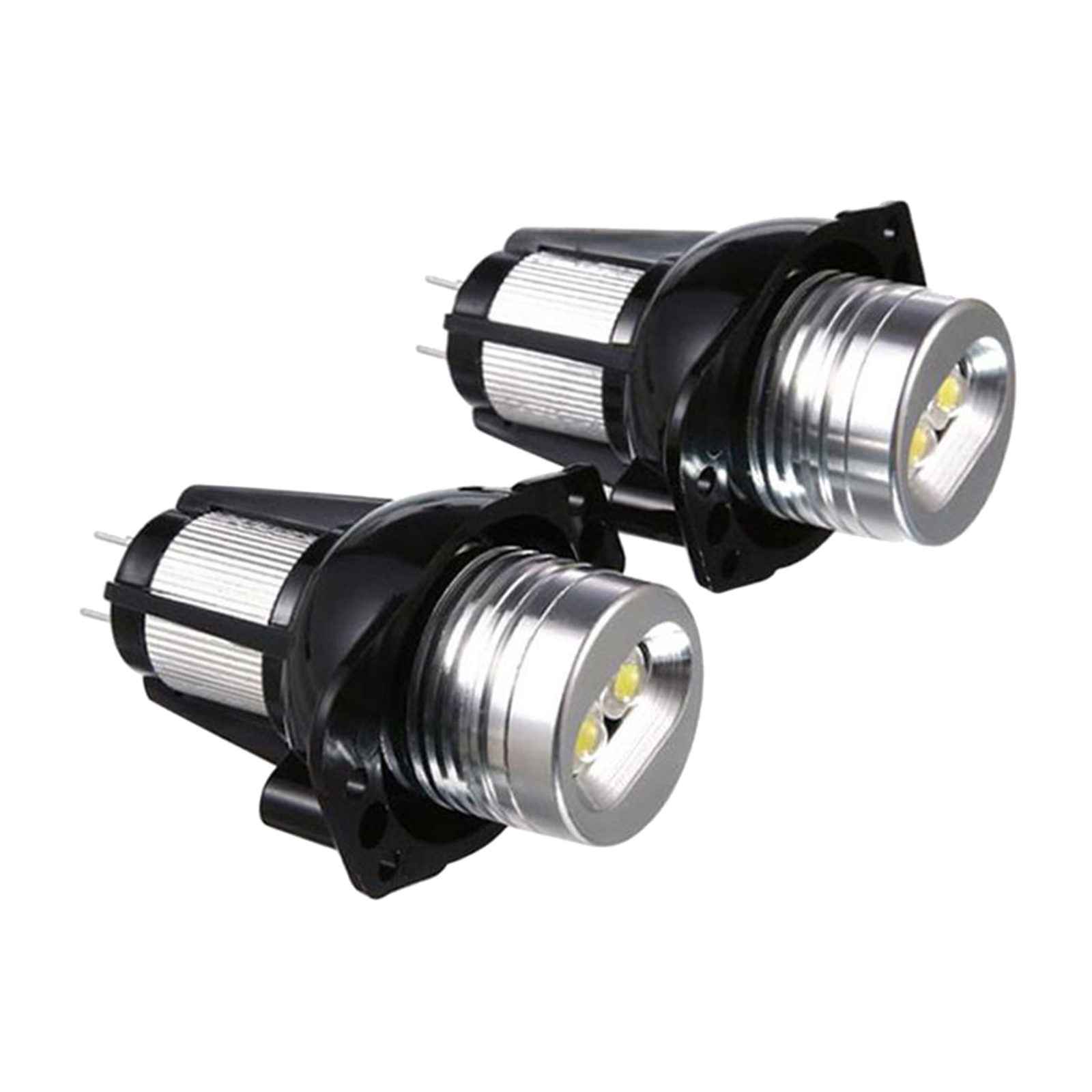 2Pcs High Power Angel Eyes Light Bulb, 12W 12V 6000K, Compatible with  E90 E91 05-08 Replace Parts Accessories