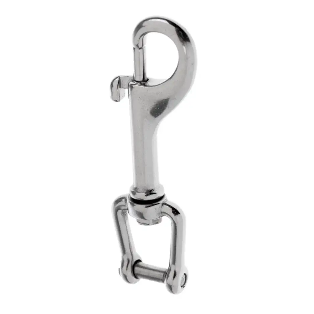 Hook Fastener Hook Clip Dog Clasps Carabiners Swivel Stainless Steel - 8.5x2.3cm Hook Fastener Hook Clip Dog Clasps Carabiners Swivel Stainless Steel - 8.5x2.3cm
