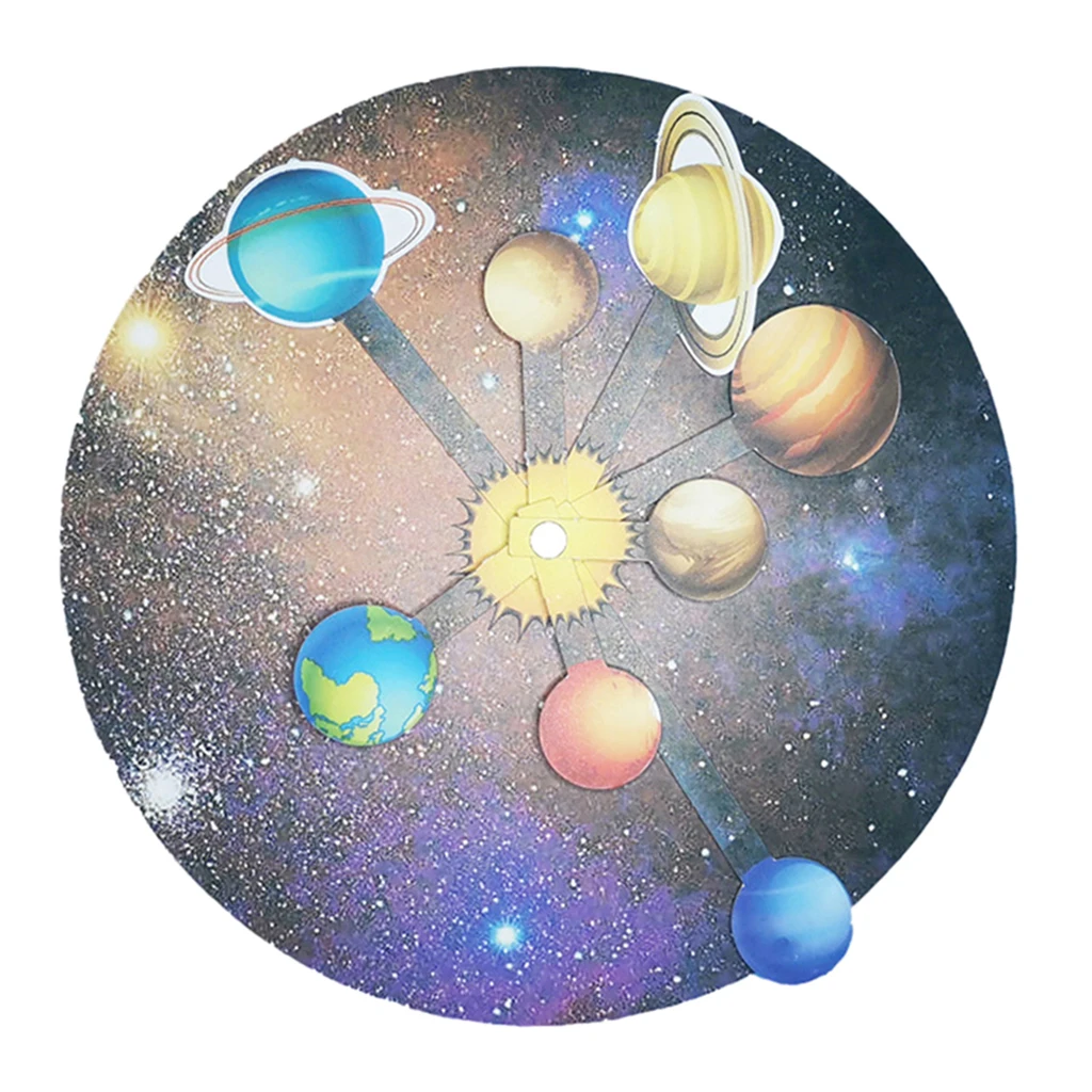 Solar System Kit Eight Planets Puzzle Early Educational Toys for Kids