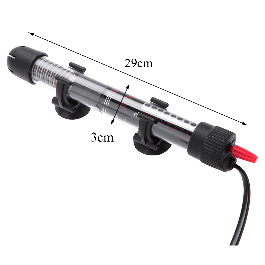 Fresh Salt Water Aquarium Submersible Heater 110V US Plug 25 50 100 200 300W