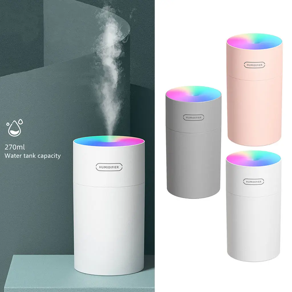 Humidifier Air Portable Usb Diffuser Mist Mini Purifier 7 Color