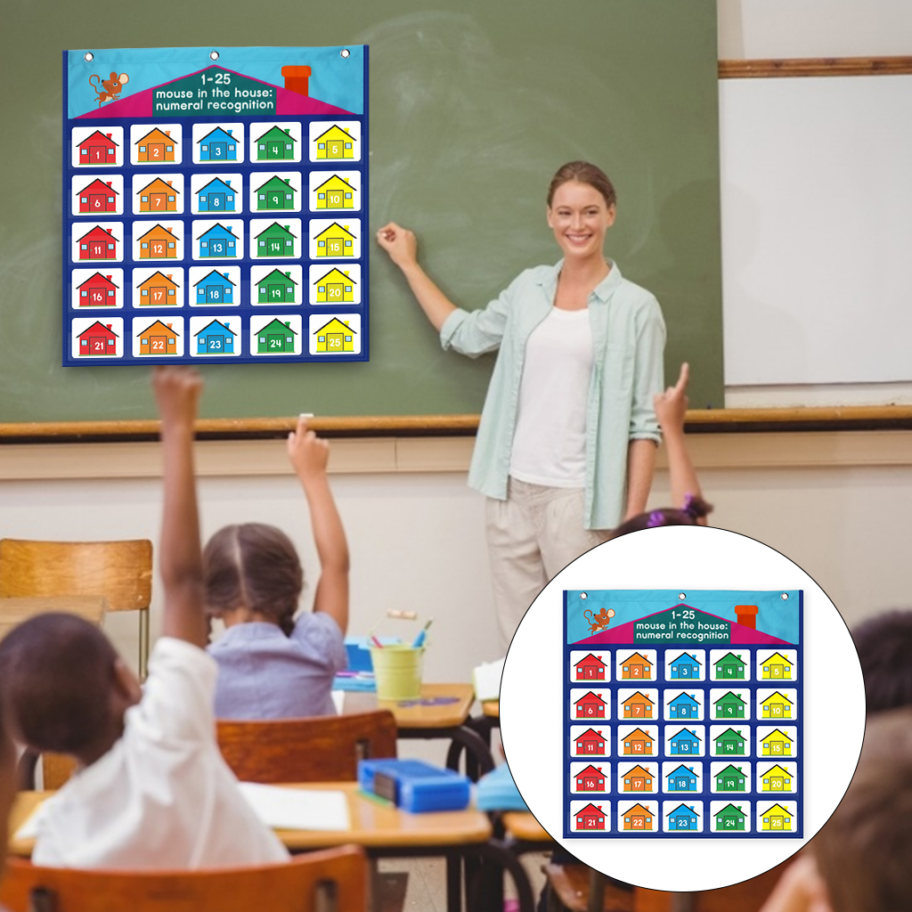 Hide and Seek Games Number Color Learning Educational Chart Classroom Supplies Home School Supplies