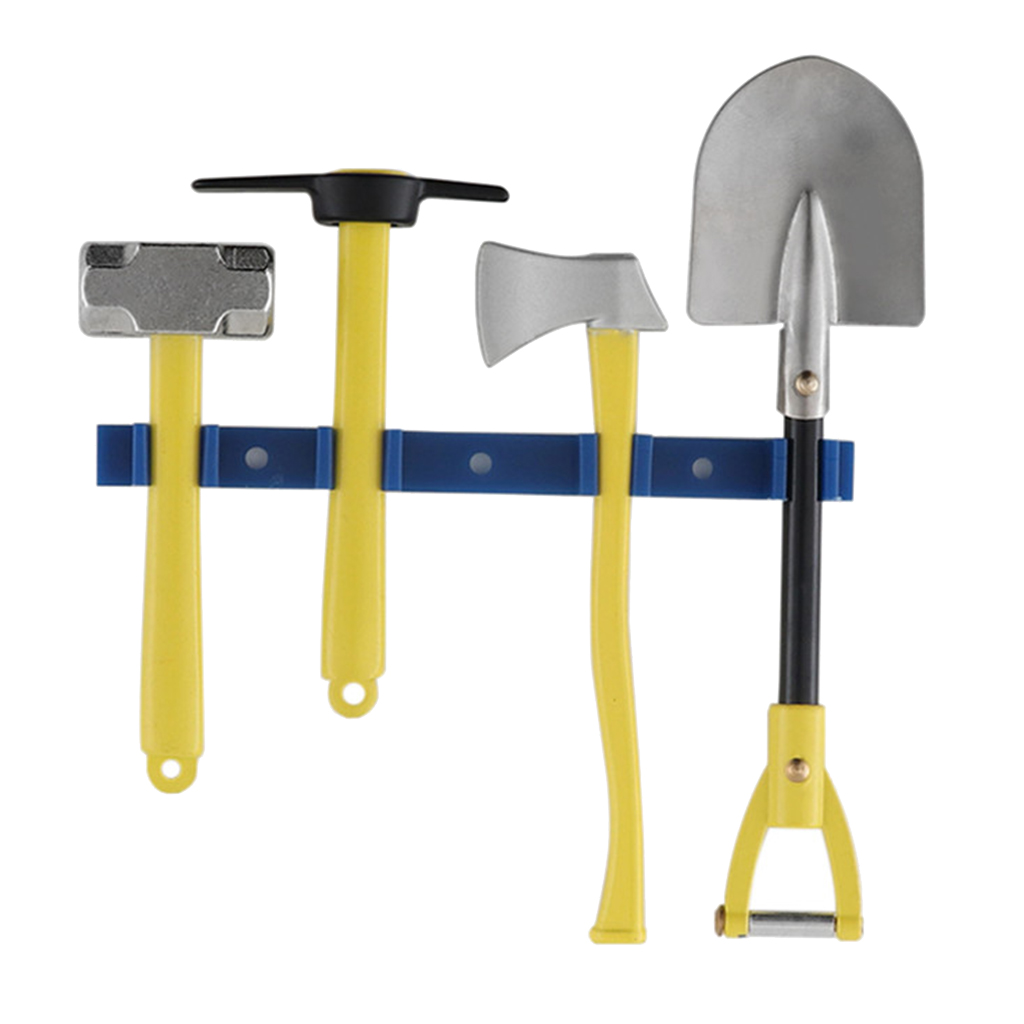 4Pcs/Set 1/10 RC Car Simulation Tools Decoration with Shovel/Hammer/Hoe/Axe