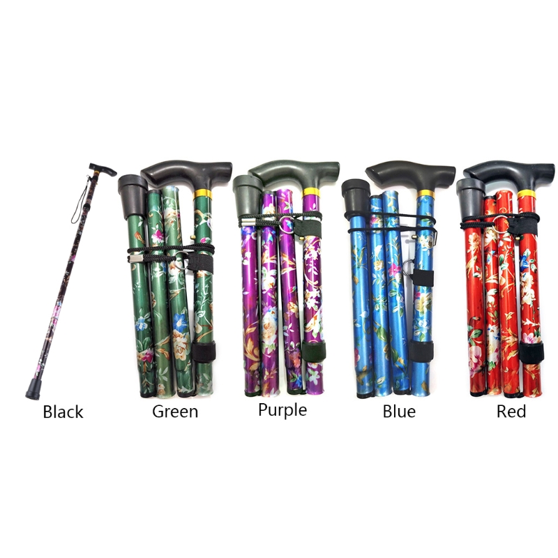 Description Picture 2 of itemWalking Stick Easy Adjustable Height Folding Extendable Walking Cane Lightweight