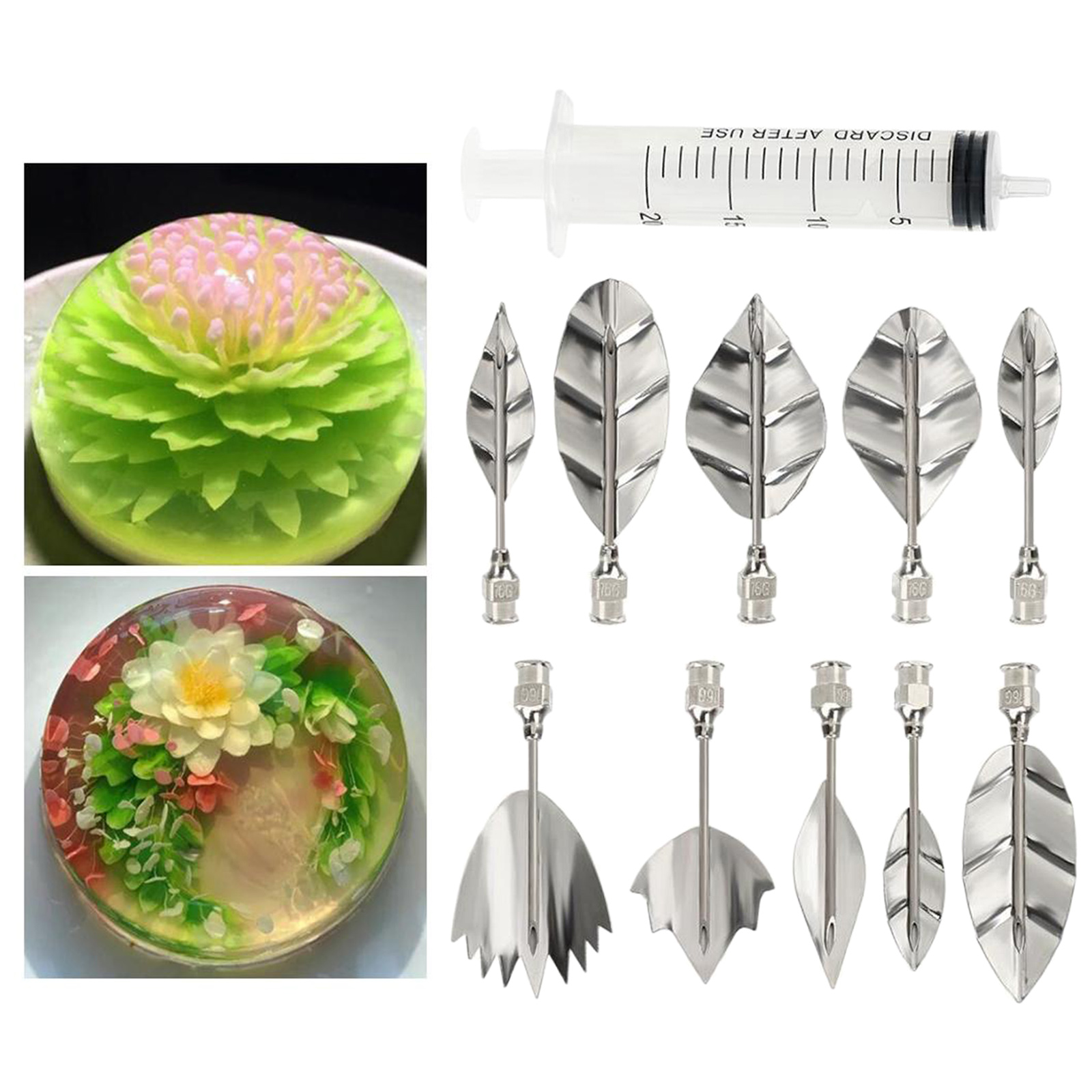 Jelly Art Tool Creative Gelatin Jello Art Nozzle DIY Cake Decorating Tools