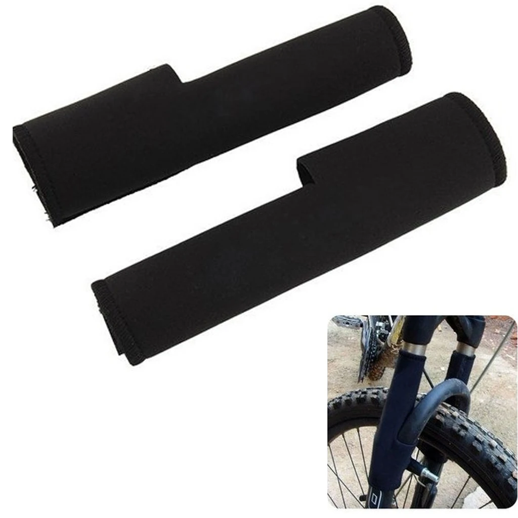 2Pcs Cycling MTB Bike  Front Fork Protector Pad  Wrap Cover