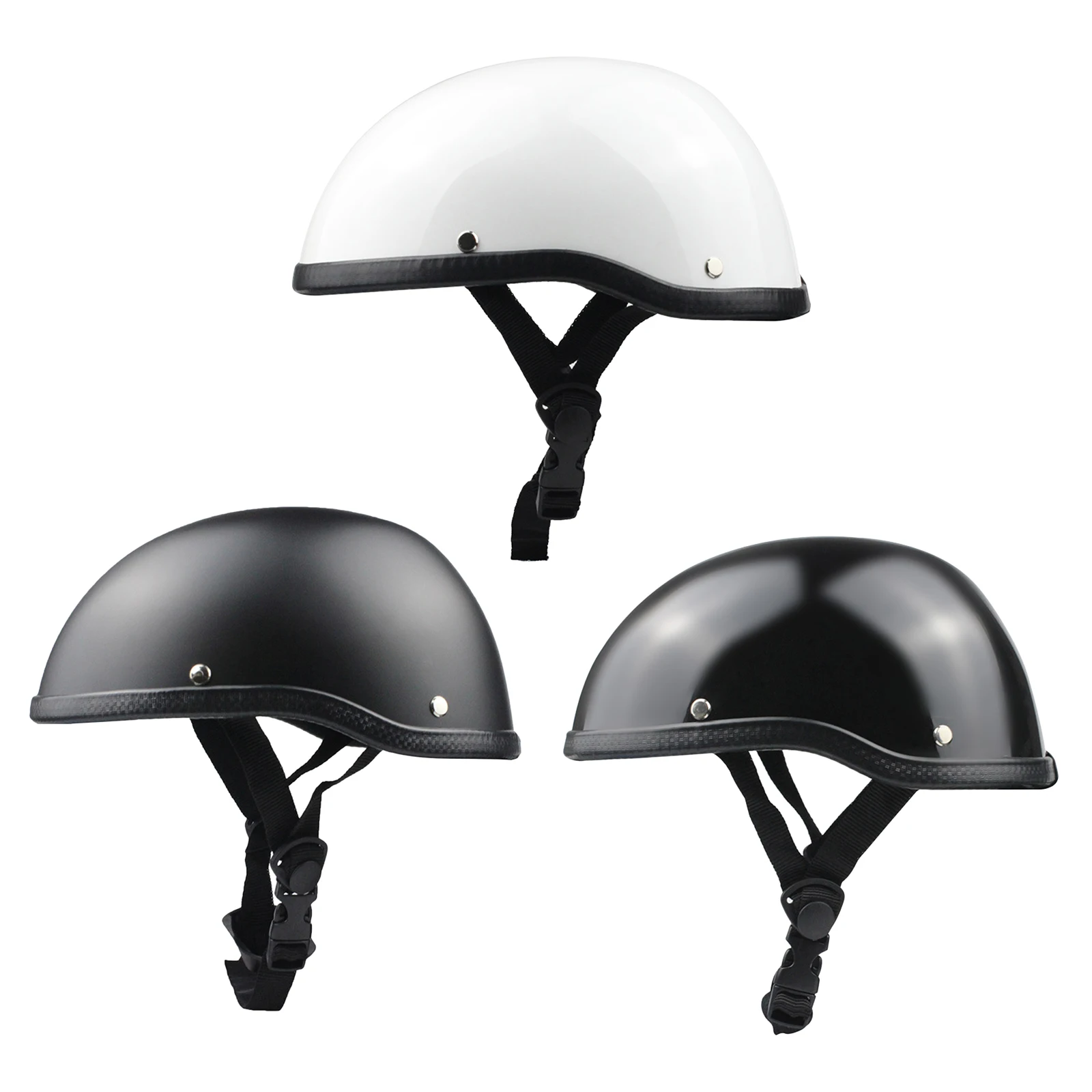 Retro Motorcycle Helmet Moto Helmet ATV Vintage Half Face Moto Crash Motorbike Head Protector Racing Helmet