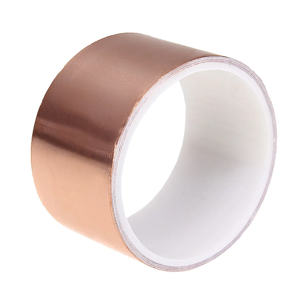 50mm X 3 Metre Guitar Shielding Copper Foil Conductive Tape Adhesive Barrier