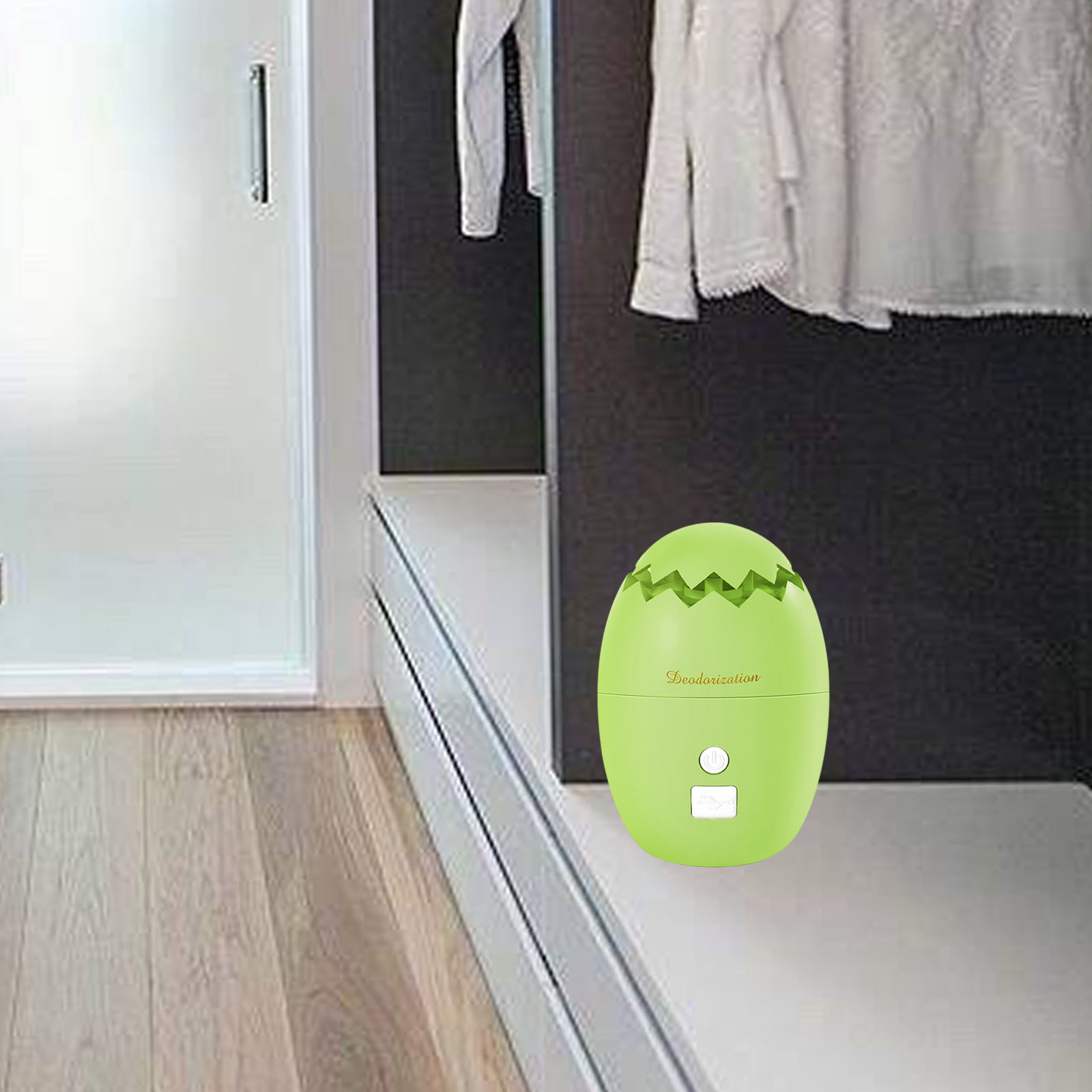 Ozone Refrigerator Air Purifier, Fridge Sterilizing Deodorizer, Mini Odor Air Fresher for Freezer, Cabinet, Wardrobe