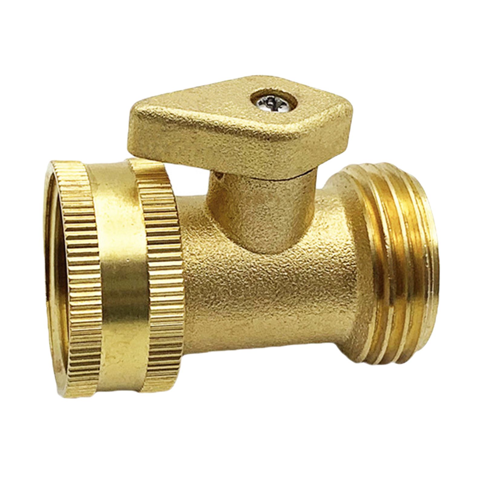 Brass 3/4'' Garden Hose Valve Pipe Faucet Adapter Faucet Parts Gardening