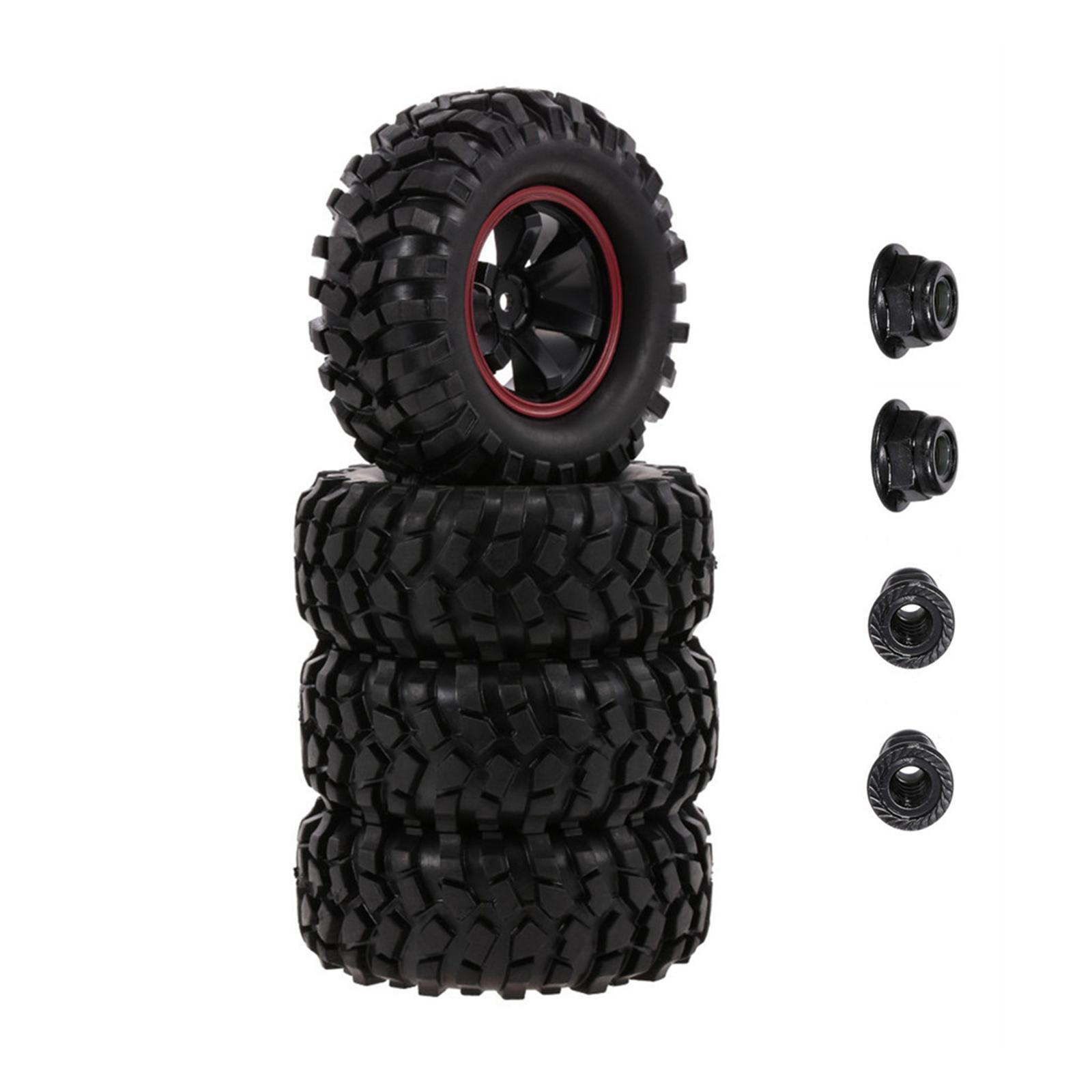 1/10 1.9 Rubber Tyres Tires Super Soft for RC Climbing Rock Crawler Car Tire and Wheel Parts