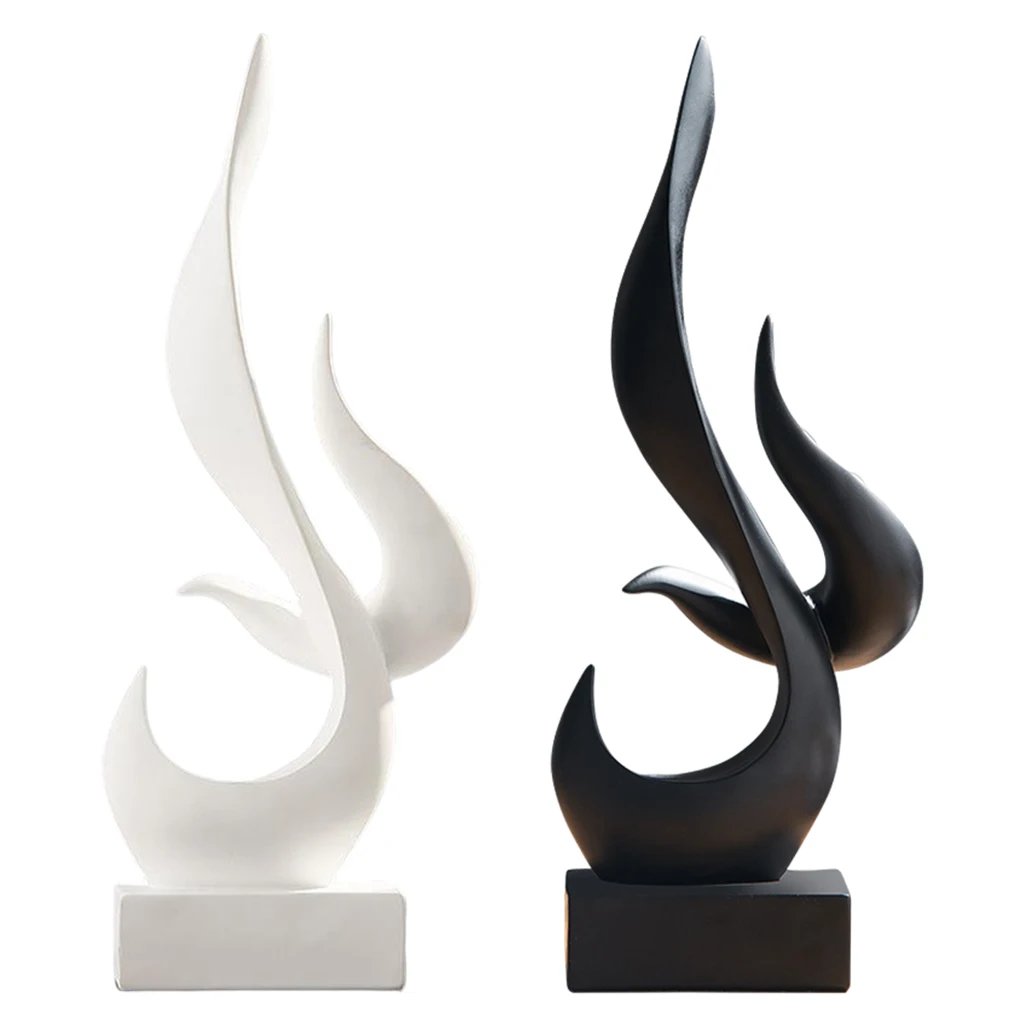 Abstract Minimalist Statue Resin Sculpture Art Figurines European Style Office Home Decoration Accessories