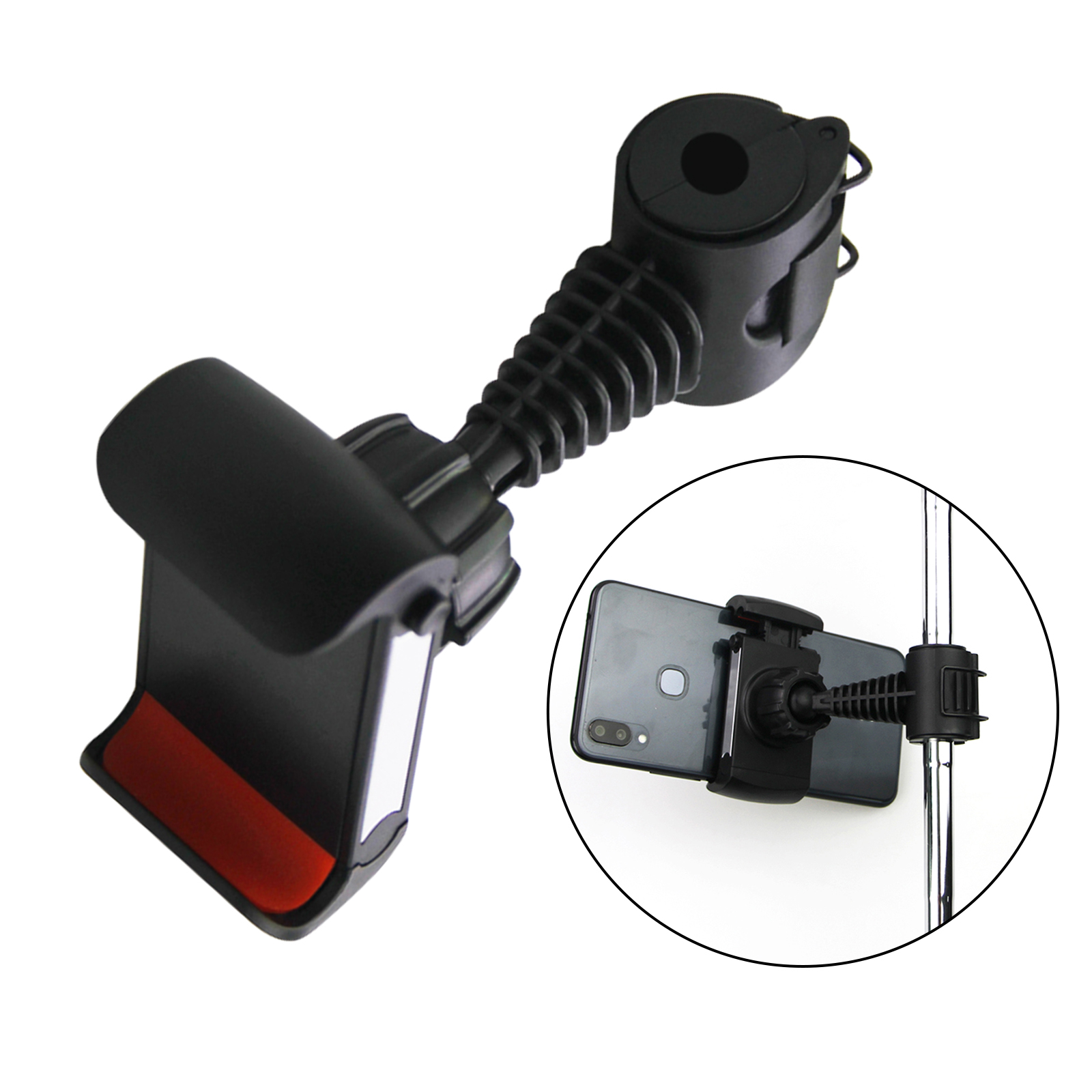 Universal Extendable Golf Cell Phone Camera Holder Swing Recording Training Aid