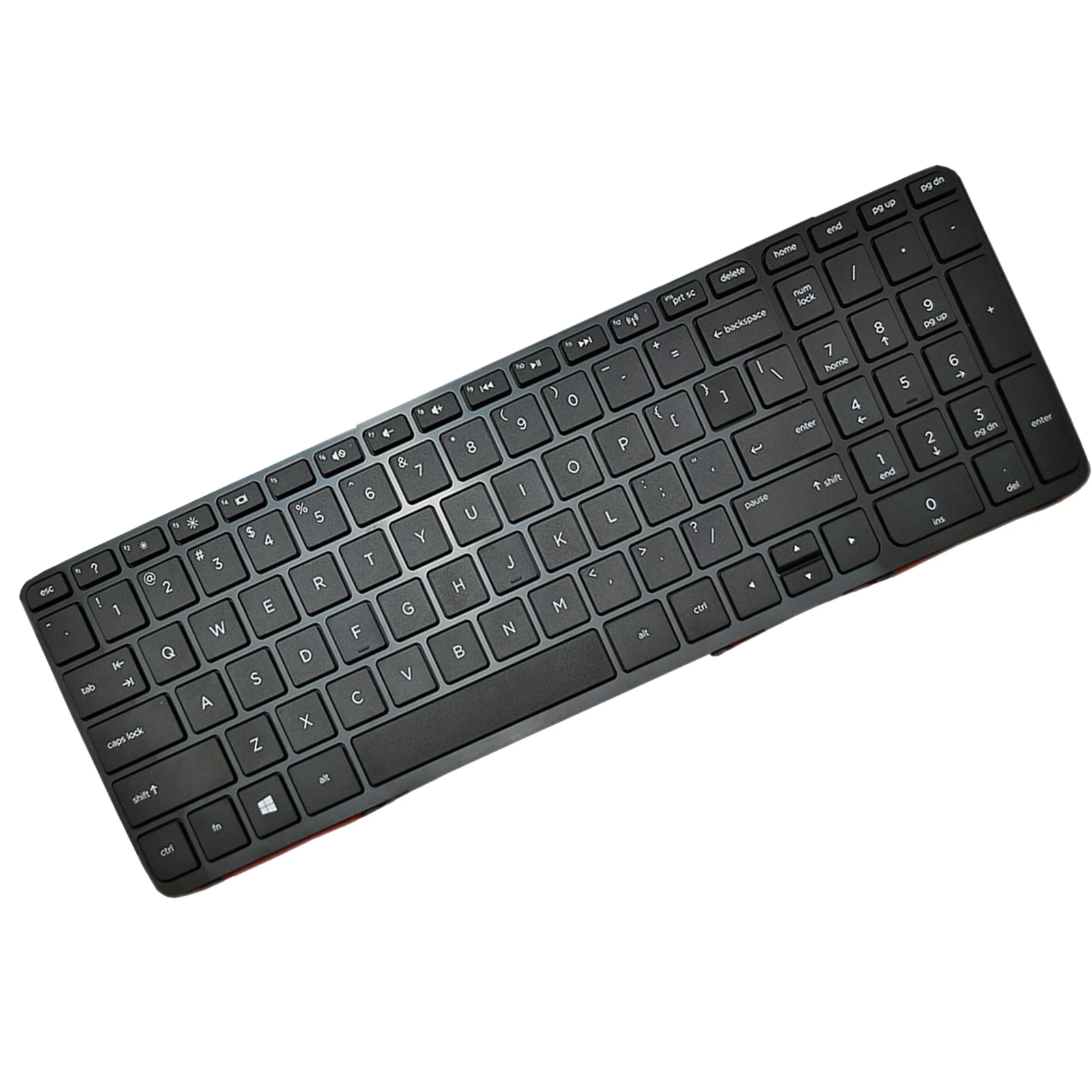 Laptop Keyboard Black English Repairment Keyboard Frame for HP 17Z-E000 725365-001