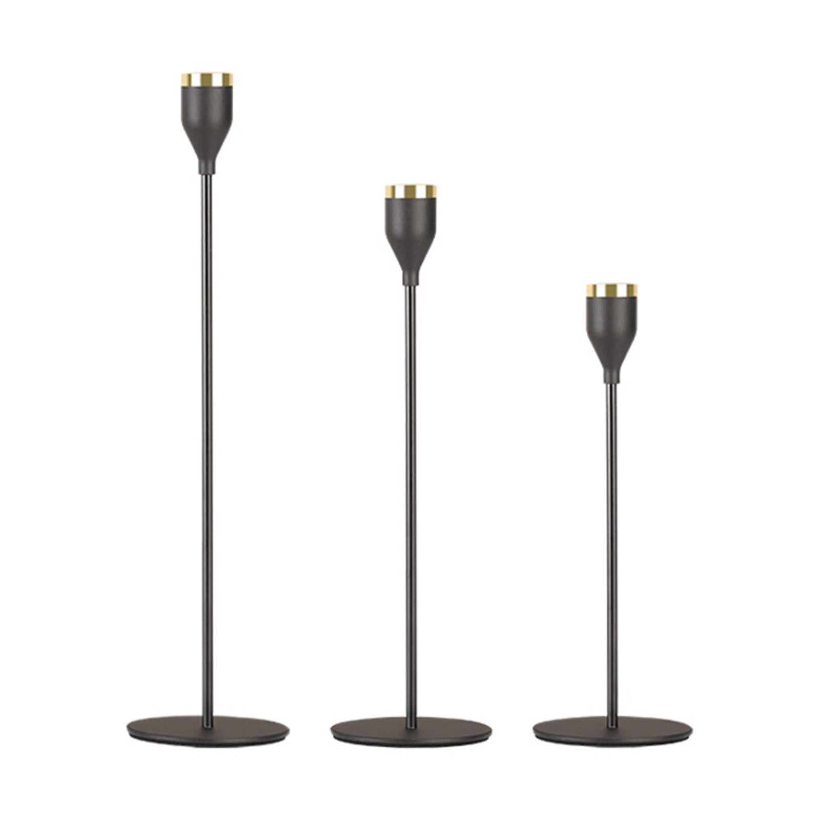 Metal Candle Holder Candlestick Tabletop Taper Candle Stand Wedding Decoration Candelabra Home Decor Table Candelabrum
