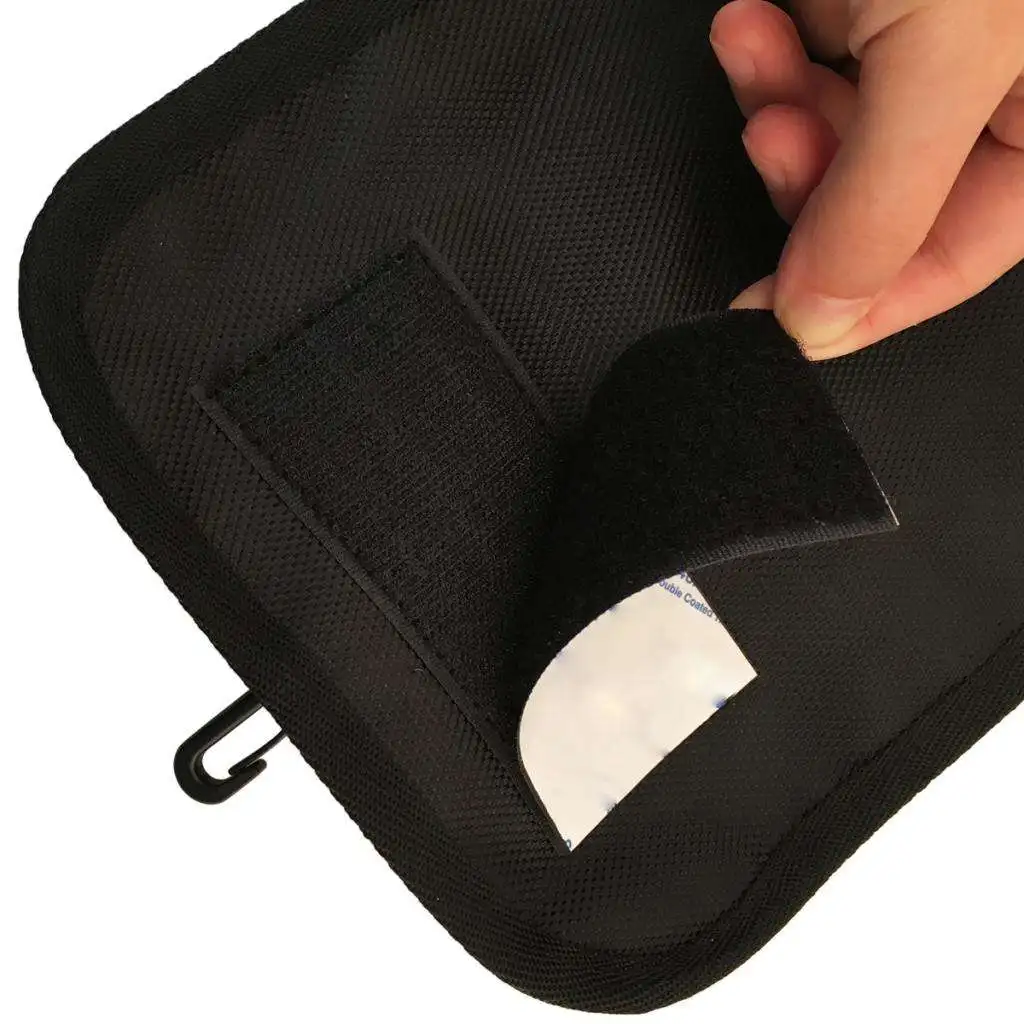 Motorcycle Bike Internal Saddle Bags Small Tools Organizer Storage Pockets for Harley Motorcycles (Black)