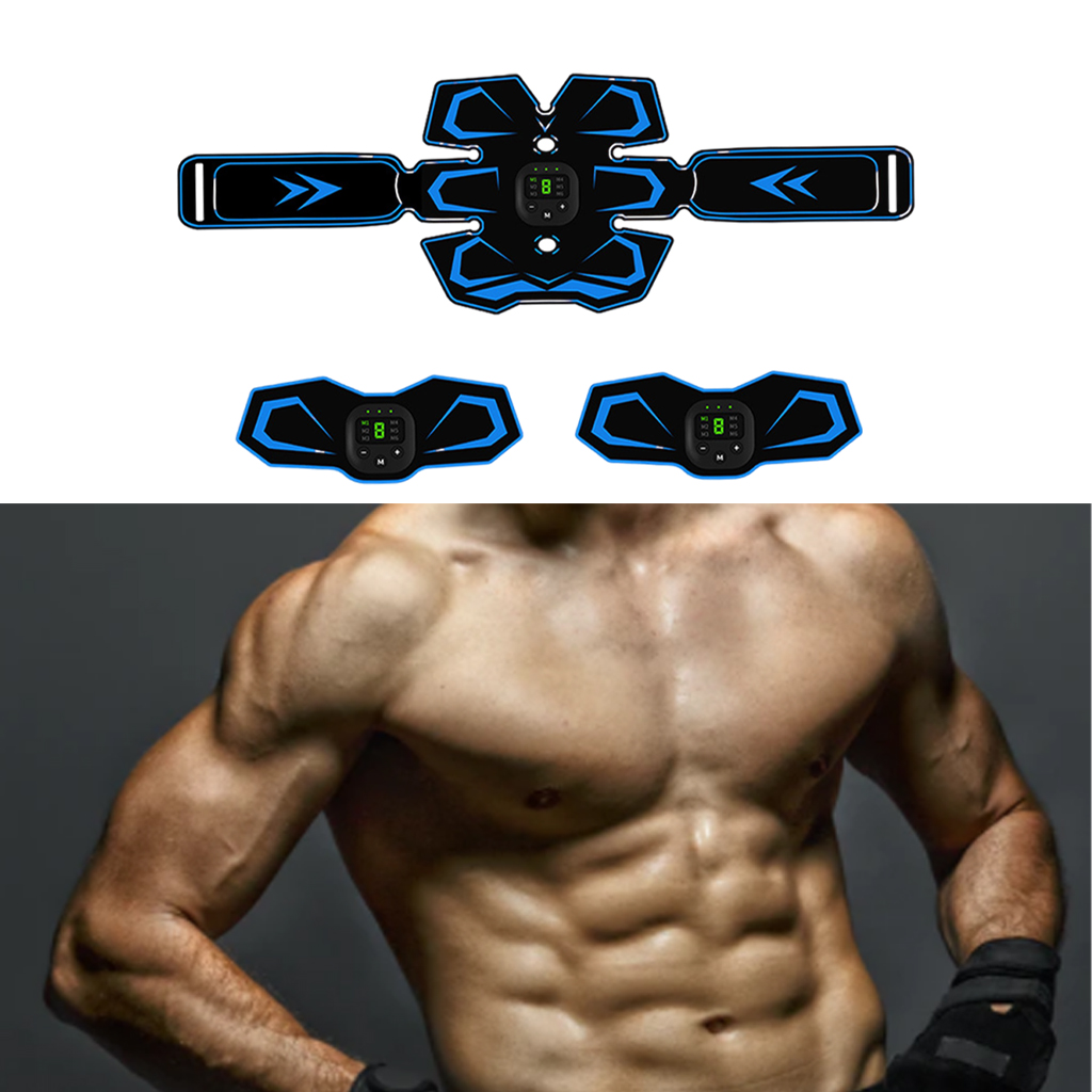 Abdominal Muscle Stimulator Trainer Abs Fitness Equipment Training Gear Muscles Toner Exercise At Home Gym Workout Equipment